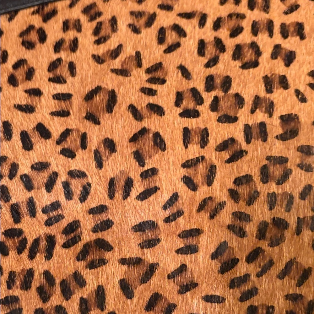 Chico's Animal Print Crossbody Bag with Black Tassel - Picture 10 of 10